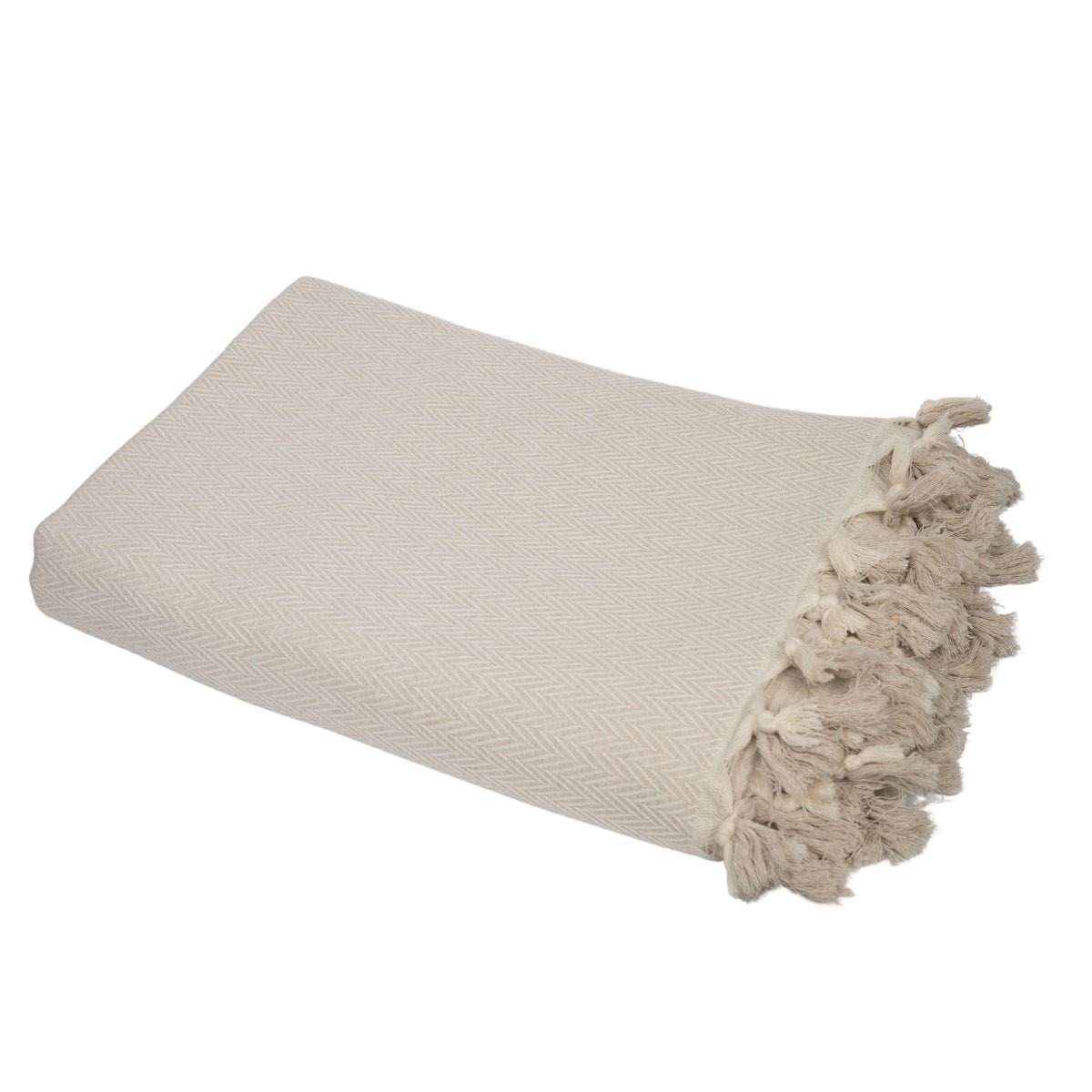 Plaid coton MEGEVE lin, FEBRONIE