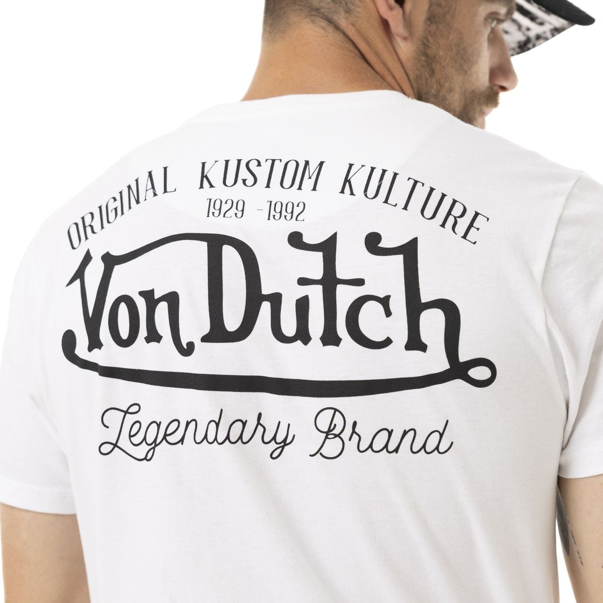 Tee Shirt en coton Eye blanc, VON DUTCH