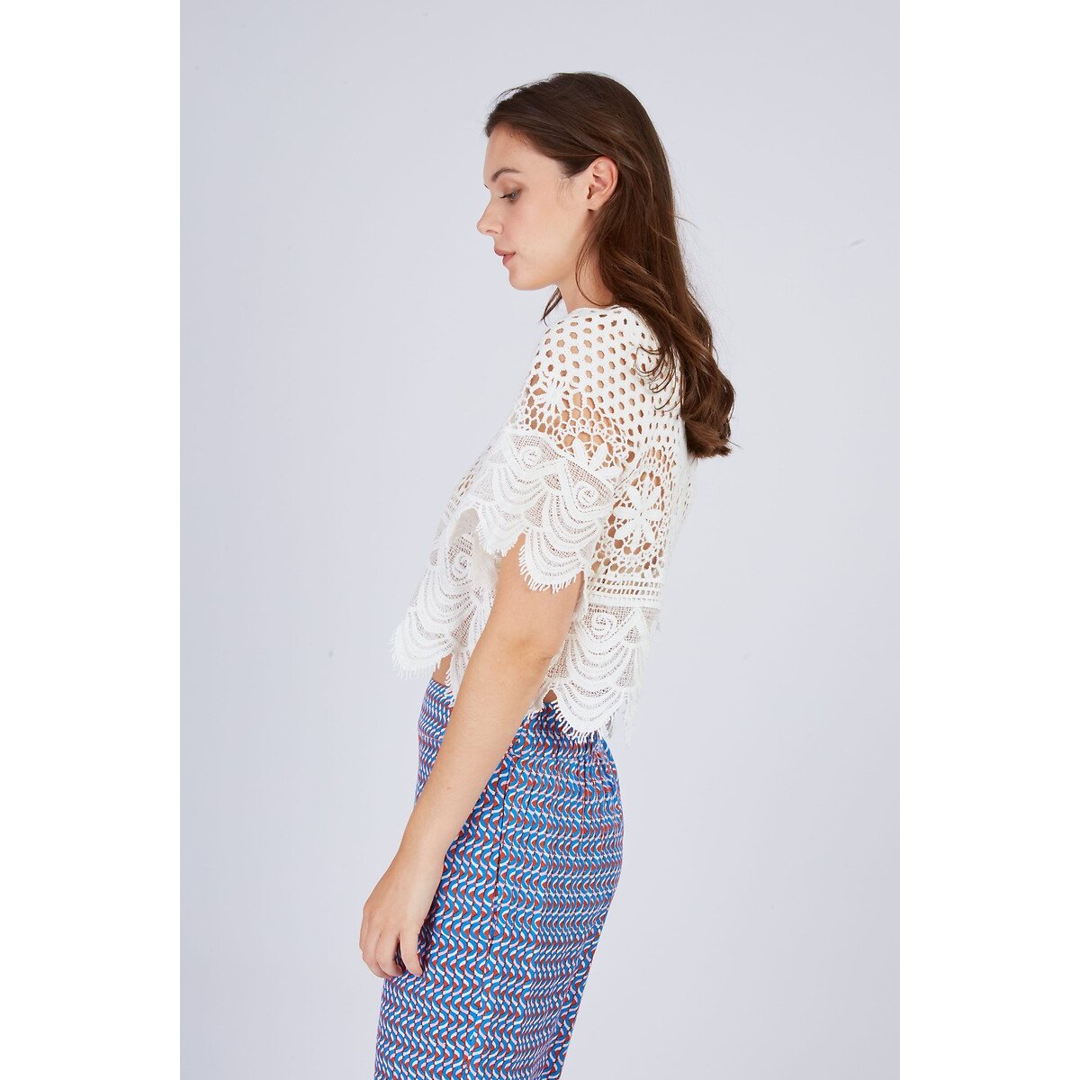 Elka Crochet Jumper white, DERHY