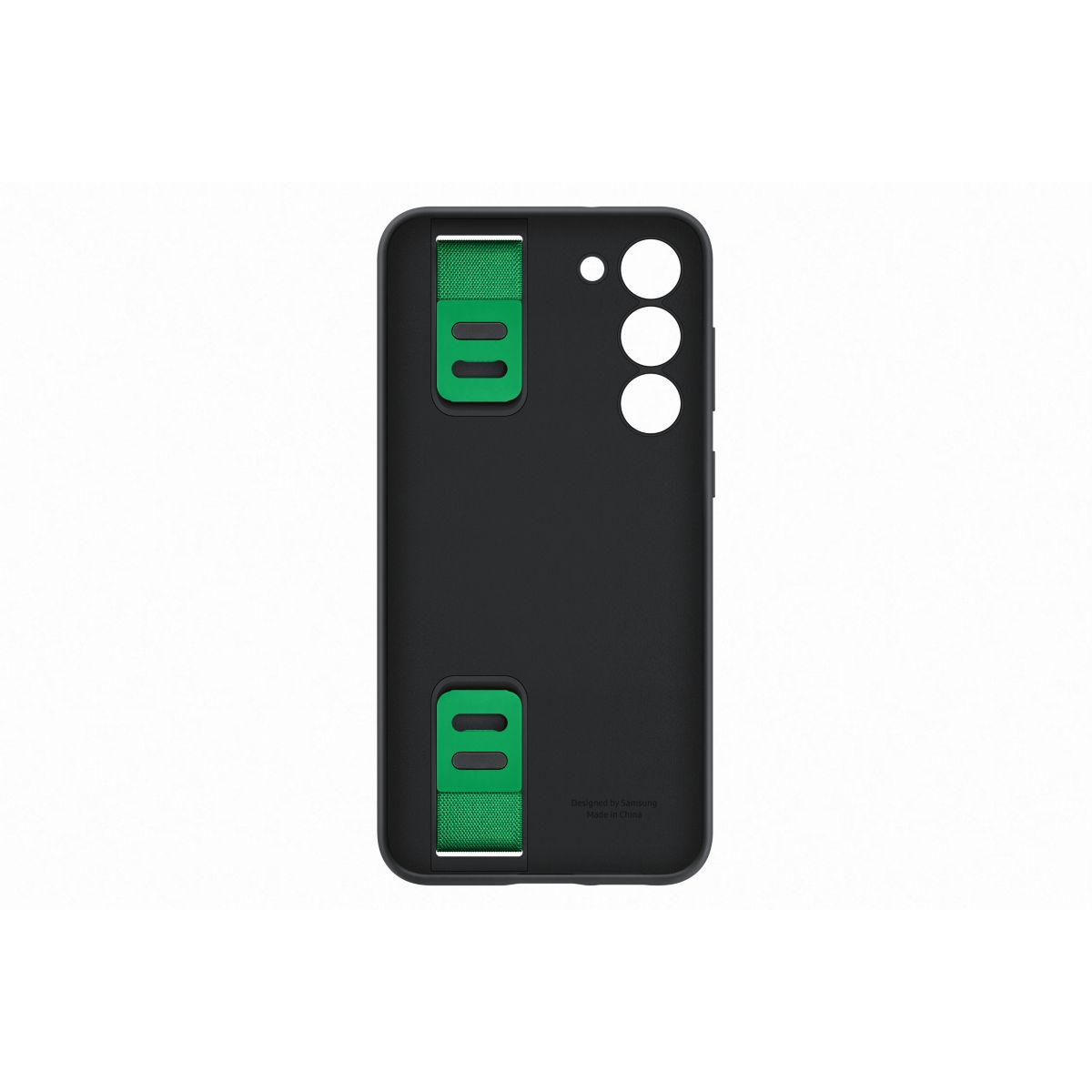 Coque S23+ Silicone avec laniere Noir noir, SAMSUNG