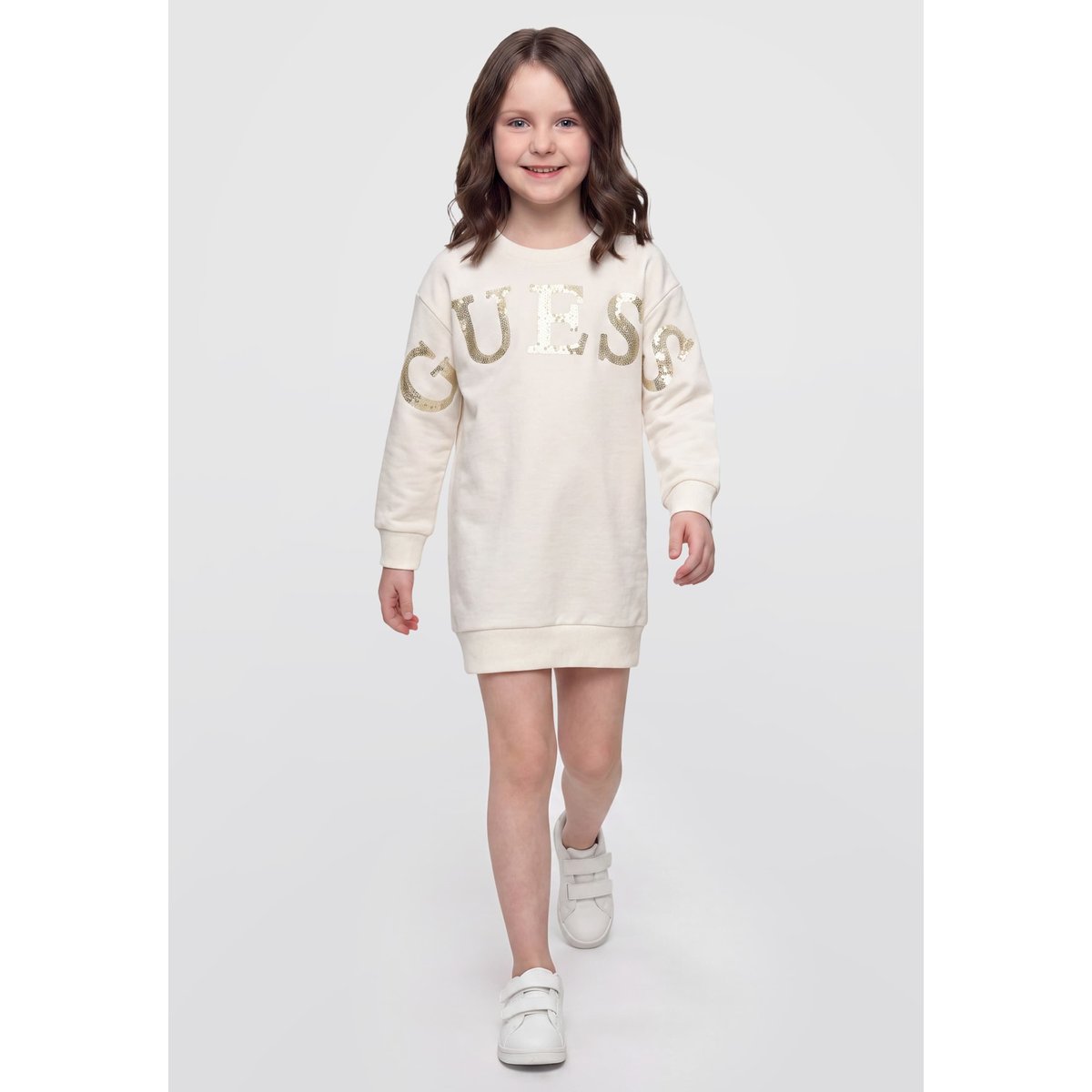 Robe En Maille blanc, GUESS KIDS