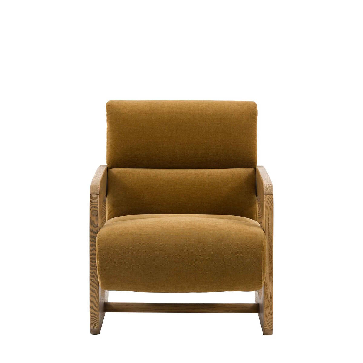 Marzo Velvet Chenille Sculptural Armchair golden, ÉDITÉ