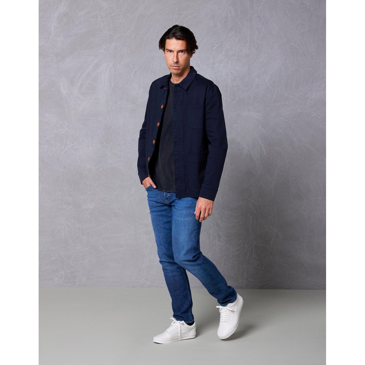 PANTALON REGULAR STELLAR bleu, PULLIN