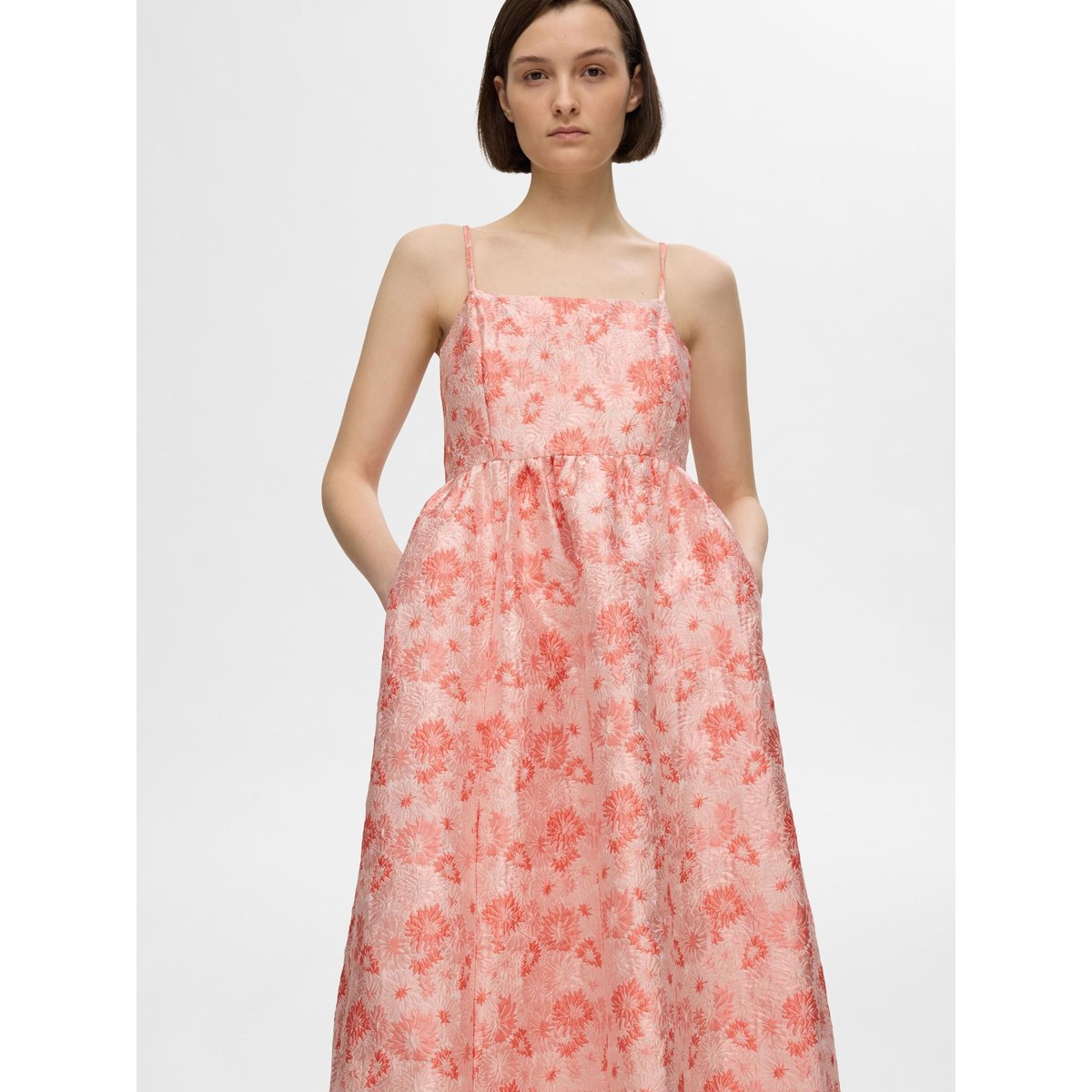 Robe Mi-Longue cradle pink, SELECTED