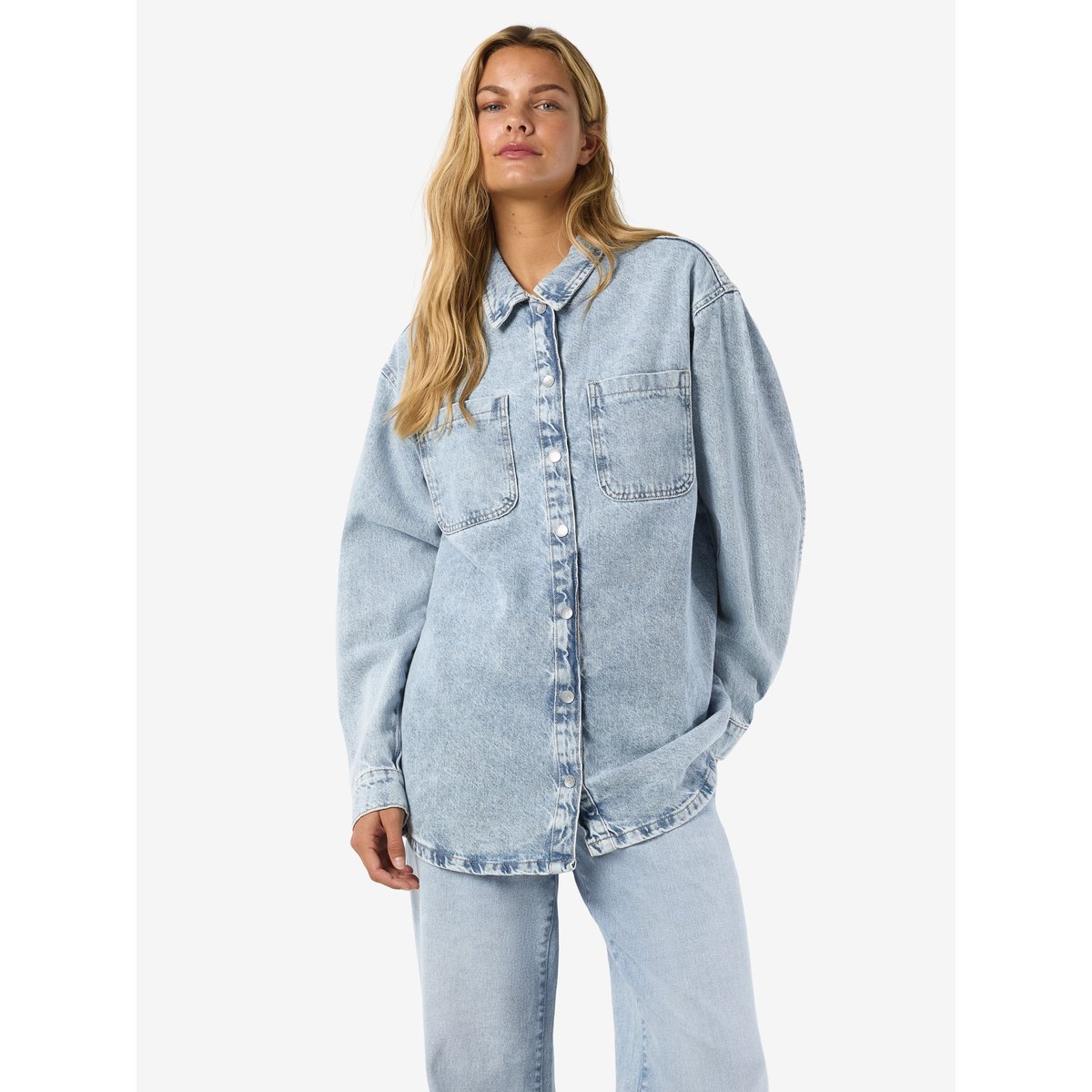 Veste light blue denim, NOISY MAY