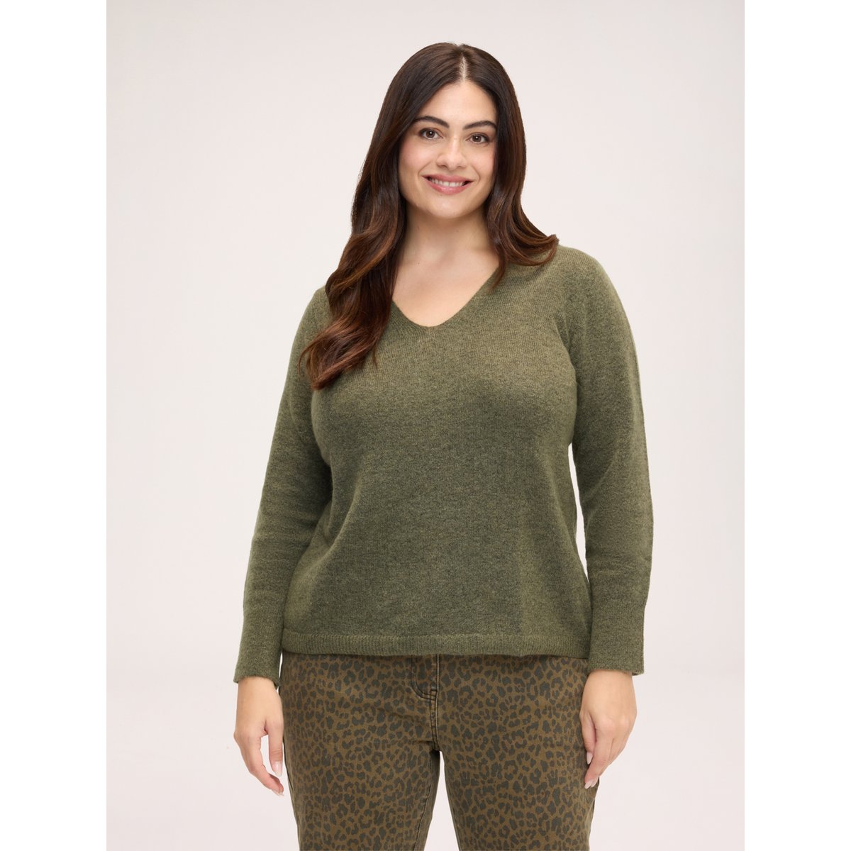 Pull col V vert, FIORELLA RUBINO