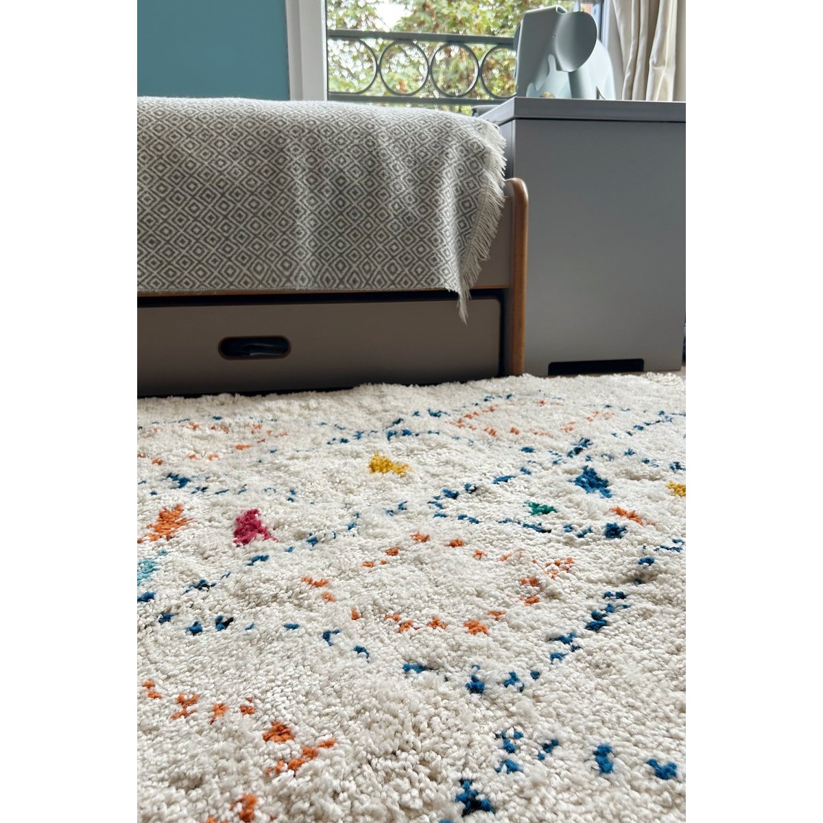 Tapis enfant épais et confortable SINBAD palette colorée, AFK LIVING
