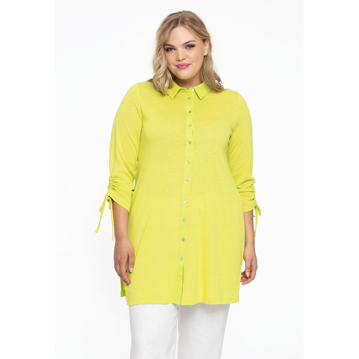 Chemise coupe ample vert vif, YOEK