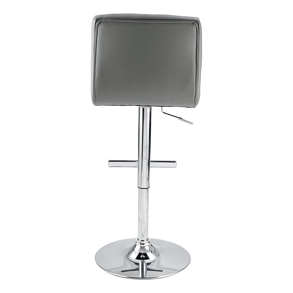 Chaise de bar grise gris clair, ZAGO