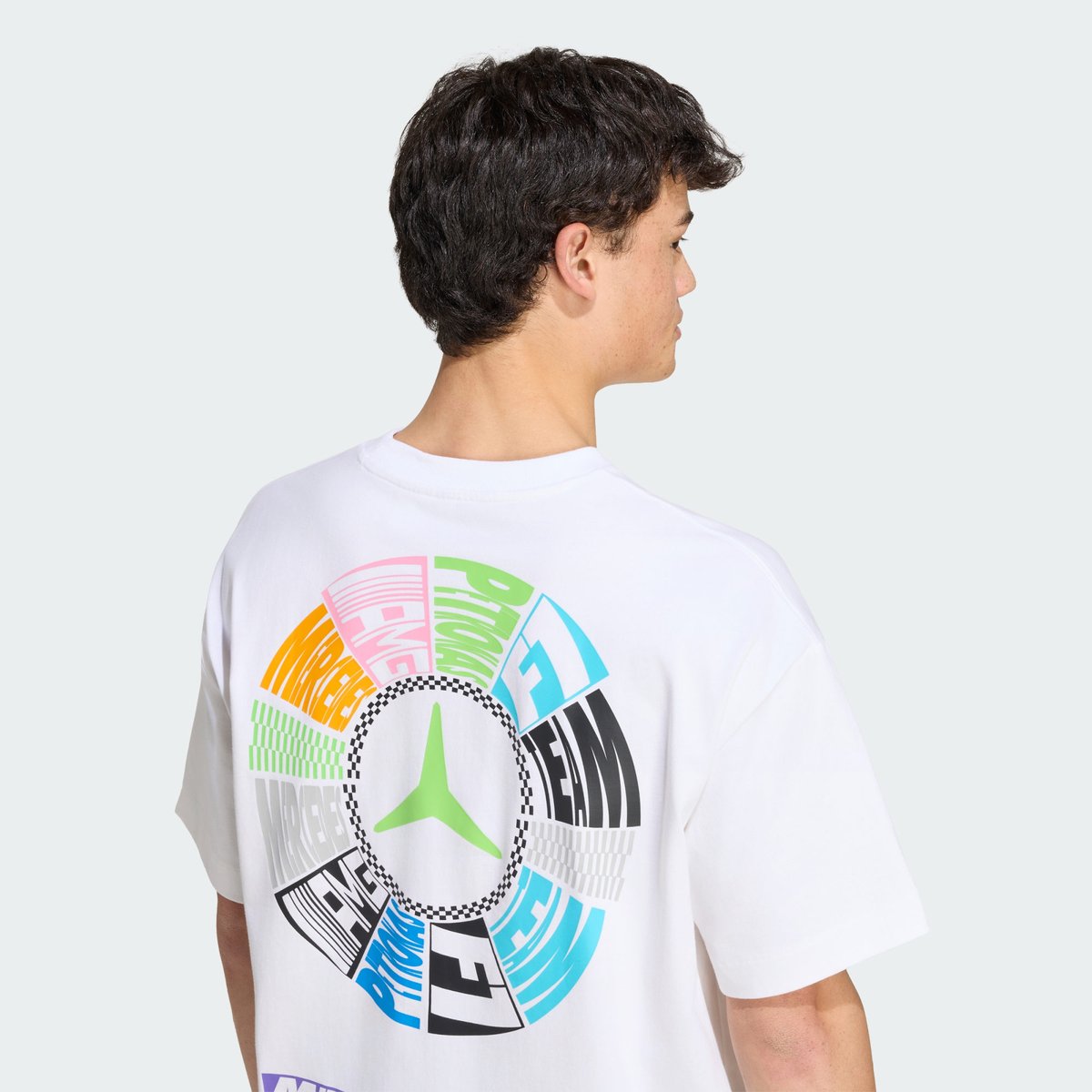 T-Shirt Mercedes - Amg Petronas Formula 1 Team Lights On T-Shirt Mercedes - Amg Petronas Formula 1 Team Lights On white, adidas Performance