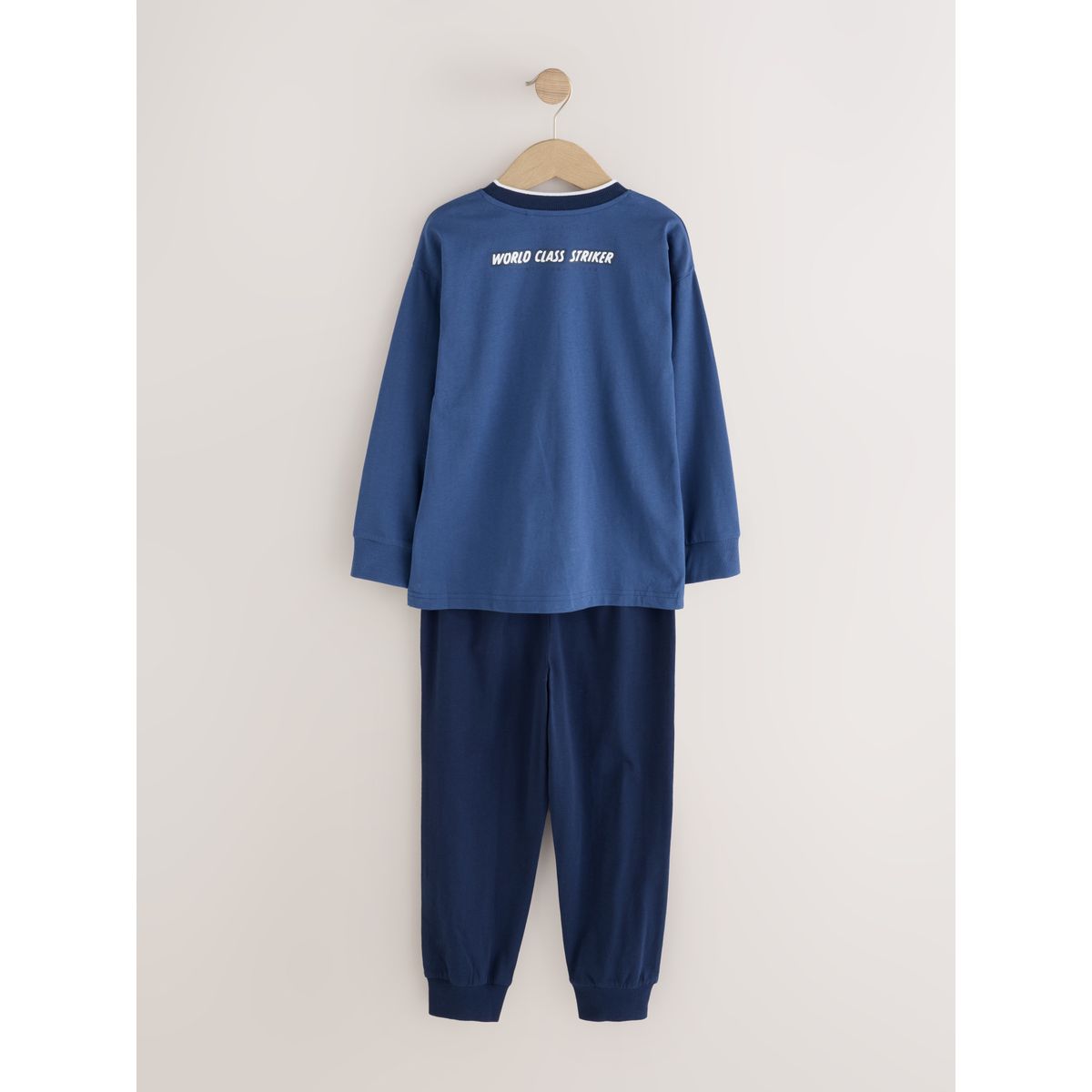 Pyjamas à manches longues, lot de 2 football de la marine arc-en-ciel, NEXT