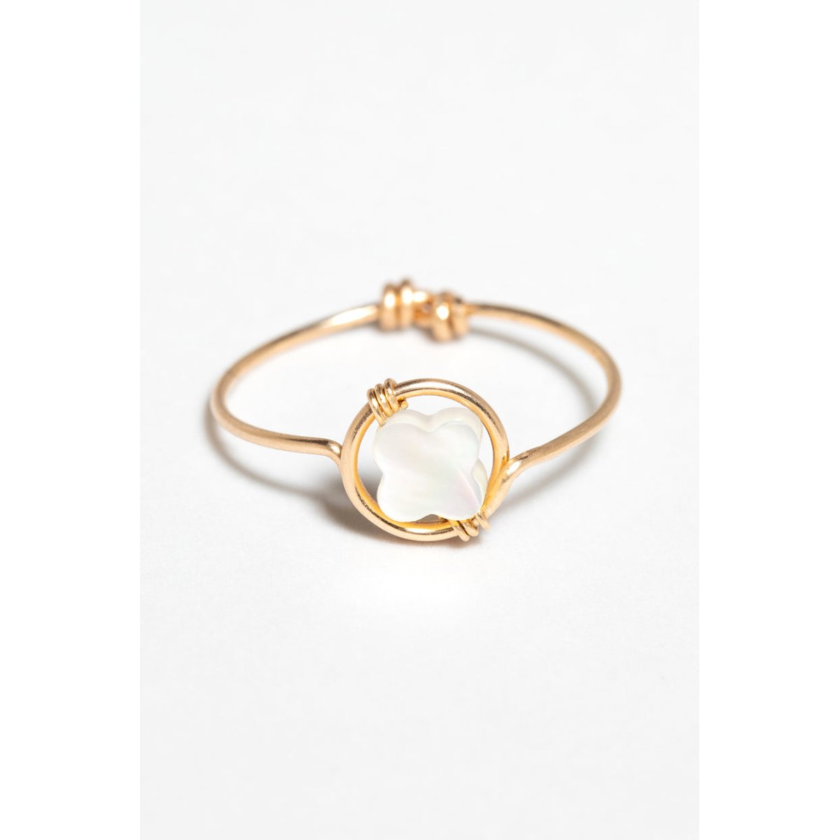 Bague Swan étoile - Nacre nacre, YAY PARIS