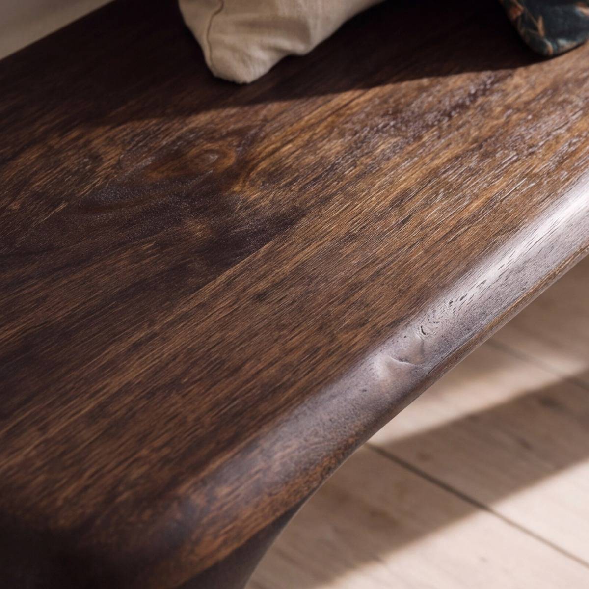Banc en bois de manguier SELVA bois foncé, MADE IN MEUBLES 