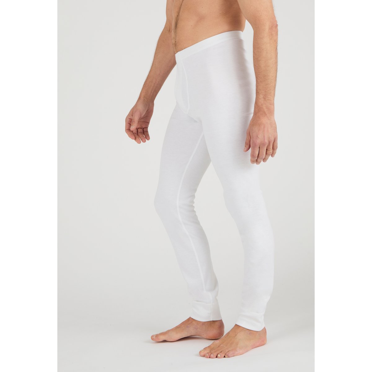 Caleçon ouvert Thermolactyl maille interlock - Tall blanc, DAMART