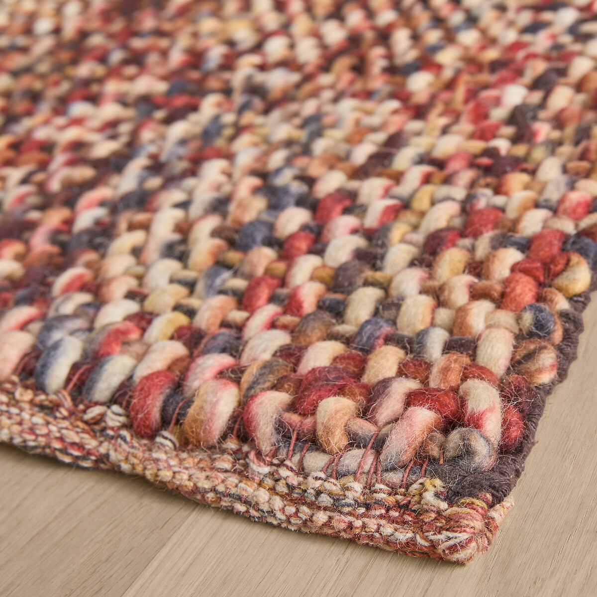 Tapis en laine, tissé main, Mutanya terre cuite, AM.PM