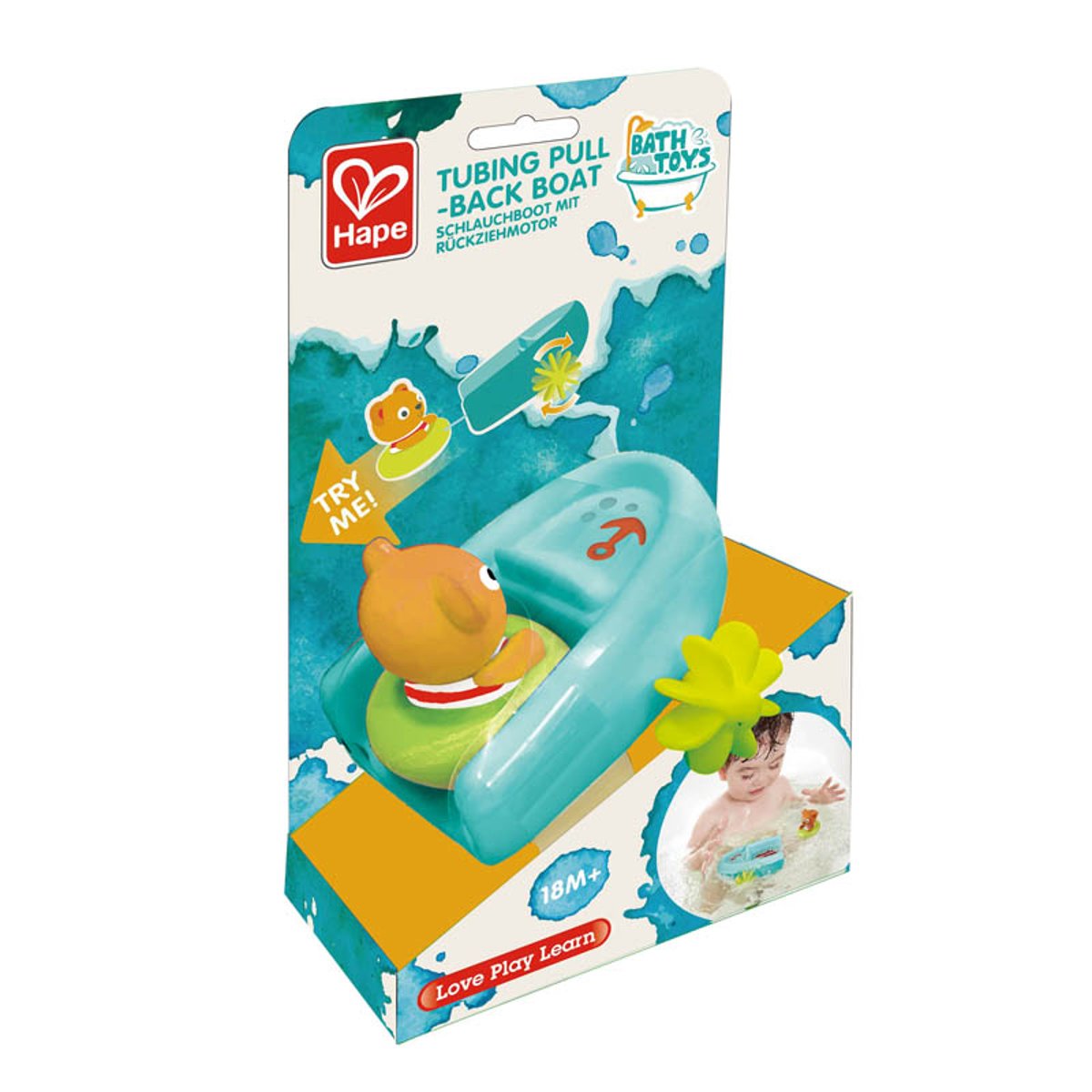 Teddy et son bateau multicolore, HAPE