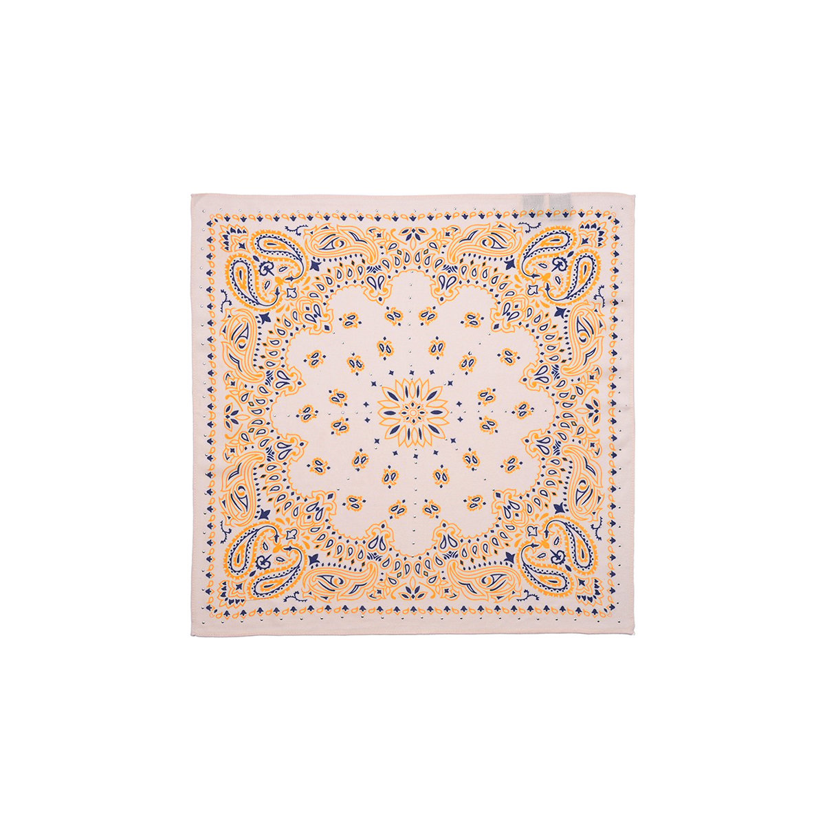 Petit foulard à motifs PAISLEY blanc, WILD