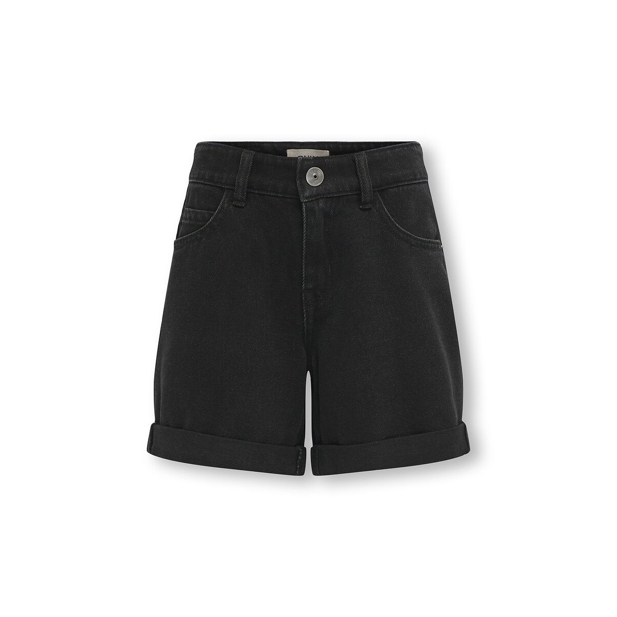 Denim Mom Shorts black, KIDS ONLY