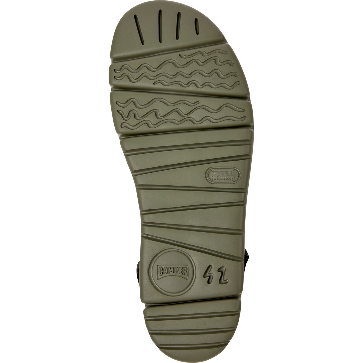 Sandales Suede Leather ORUGA noir, CAMPER