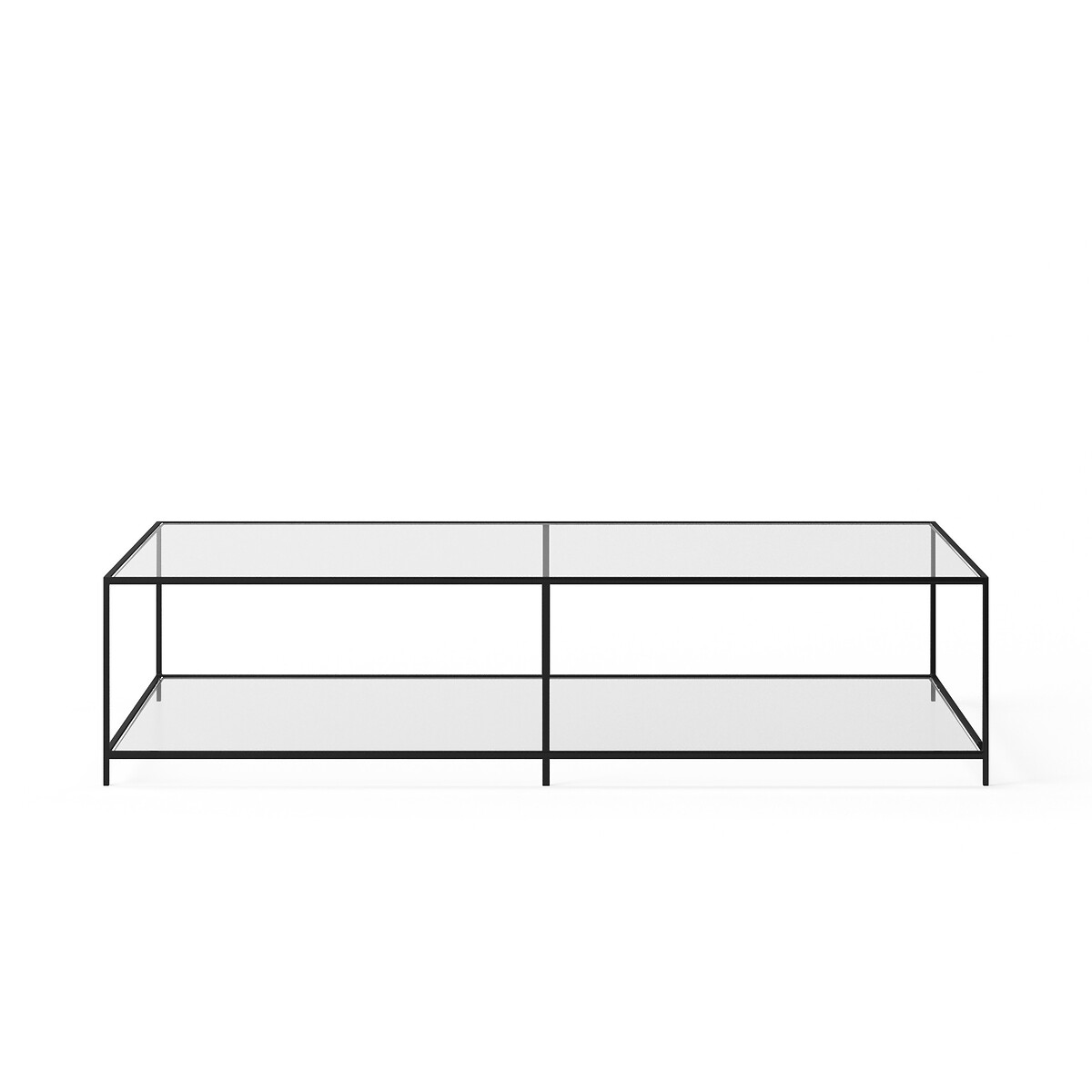 Table basse rectangulaire verre trempé, Sybil transparent, AM.PM