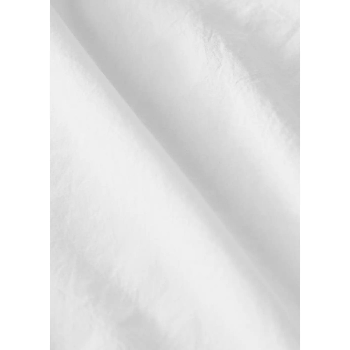 Drap plat coton garment-dyed dentelle large Lit 200 cm blanc, MANGO HOME
