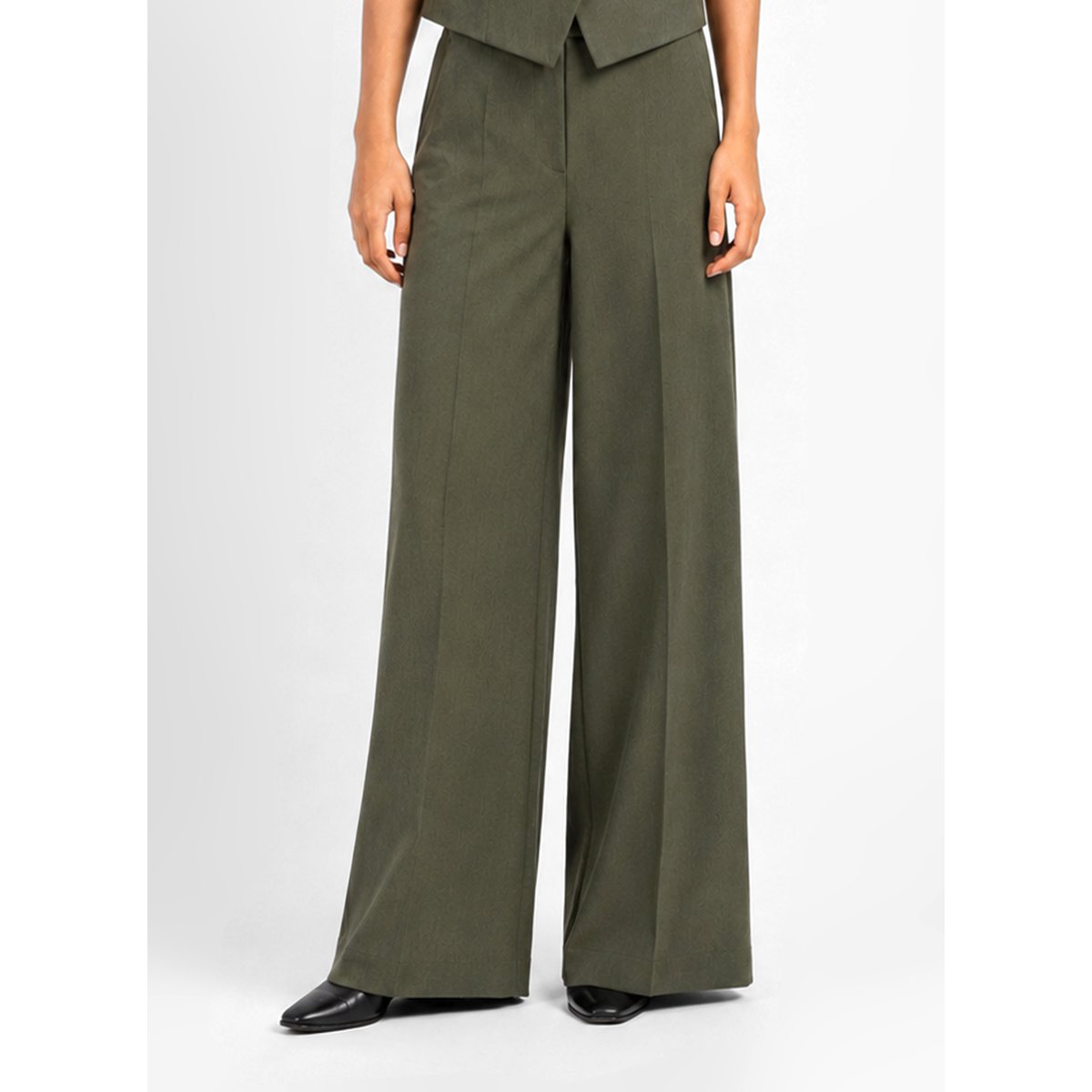 Pantalon PERLIVA taupe, AN'GE