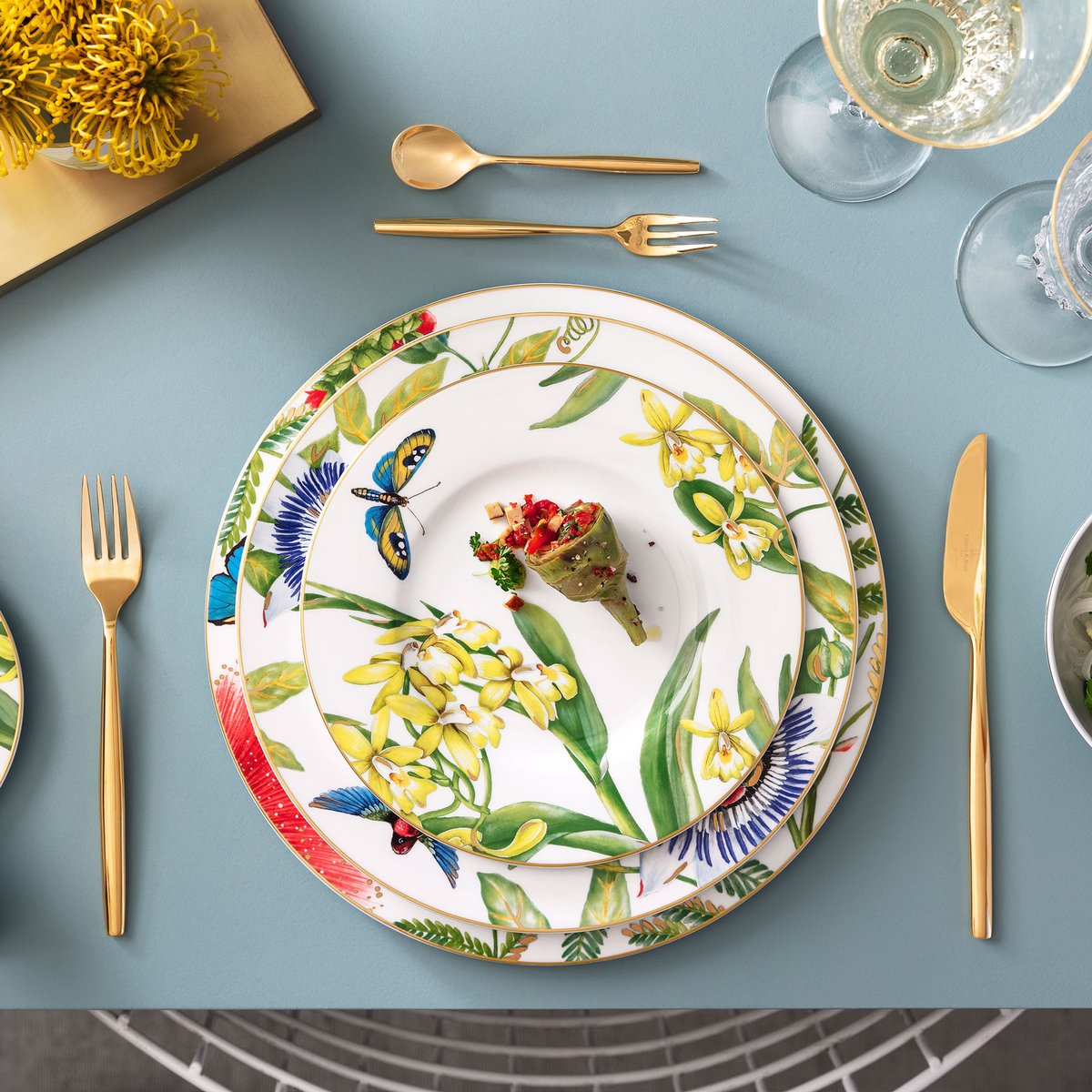 Assiette Plate AMAZONIA couleur unique, VILLEROY & BOCH SIGNATURE