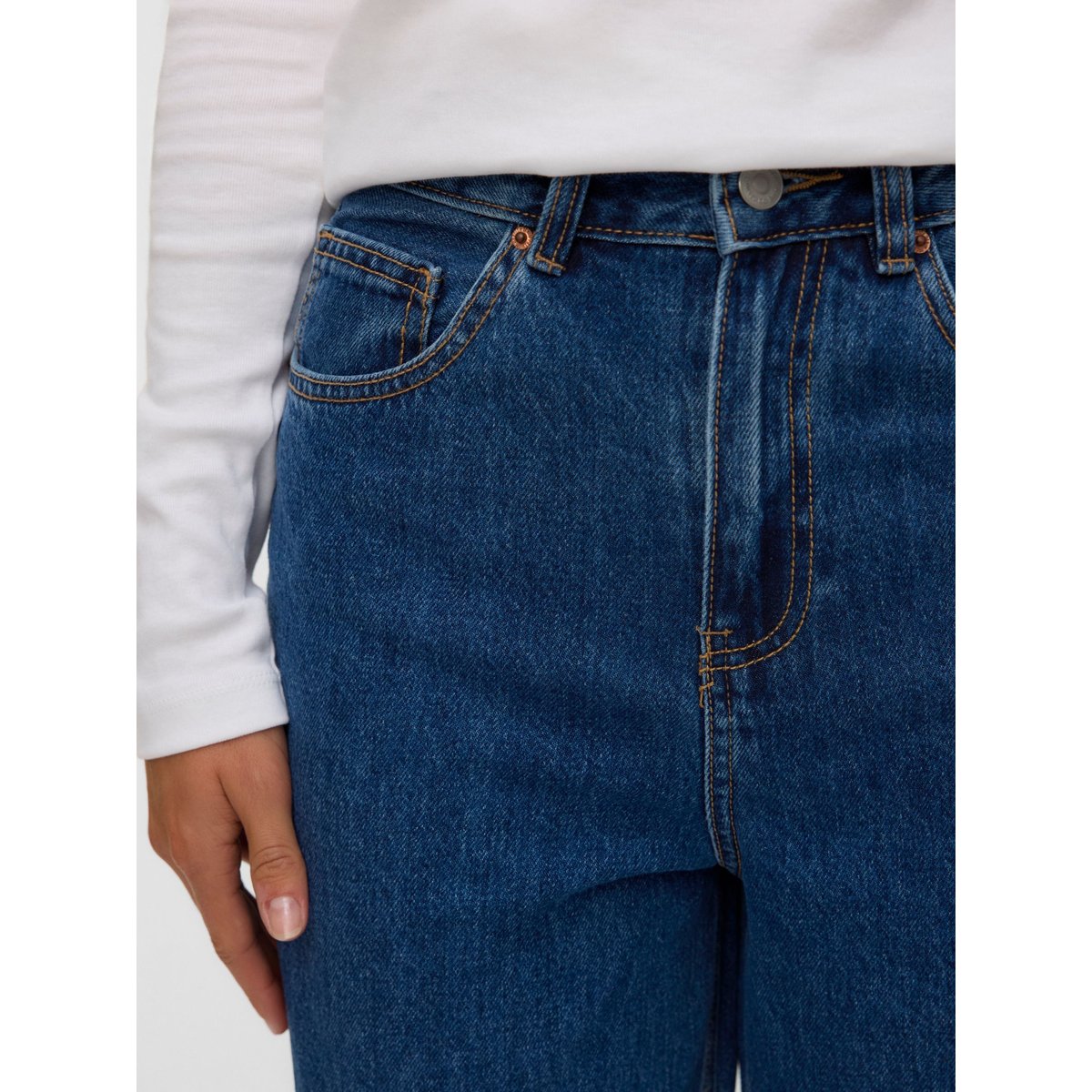 Jean Mom medium blue denim, VERO MODA