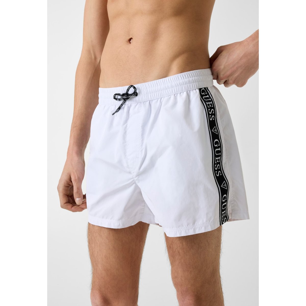 Shorts De Bain Avec Logo blanc, GUESS