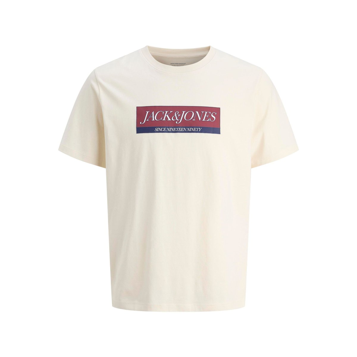 T-Shirt antique white, JACK & JONES