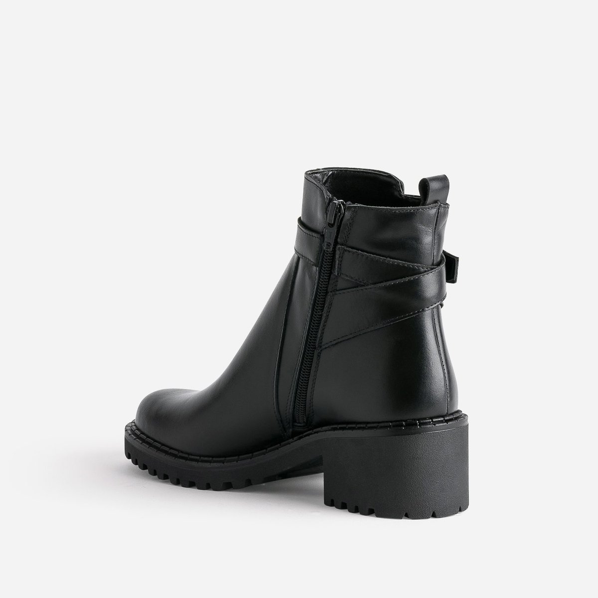 Boots en cuir ADELPHINE noir, ERAM