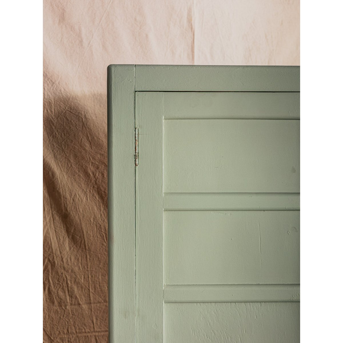Armoire parisienne en bois gris sauge Blandine N°495 - Bon état gris, DEBONGOUT