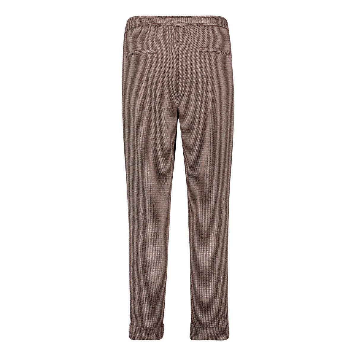 Pantalon à carreaux à plis repassés grey/dark red, BETTY & CO