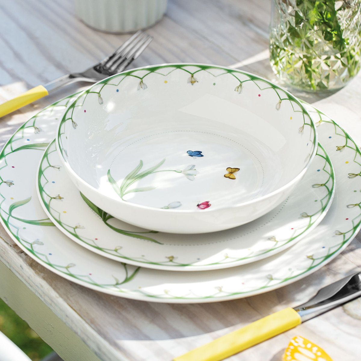 Assiette Calotte COLOURFUL SPRING vert, VILLEROY & BOCH