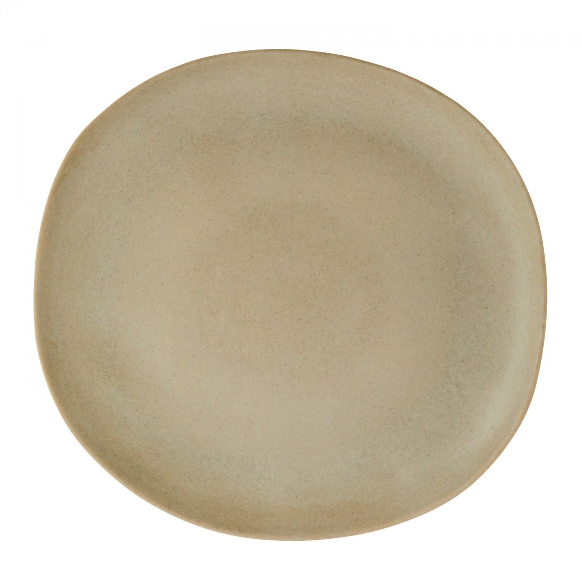 Assiette en melamine dia 27 cm beige, MADAM STOLTZ