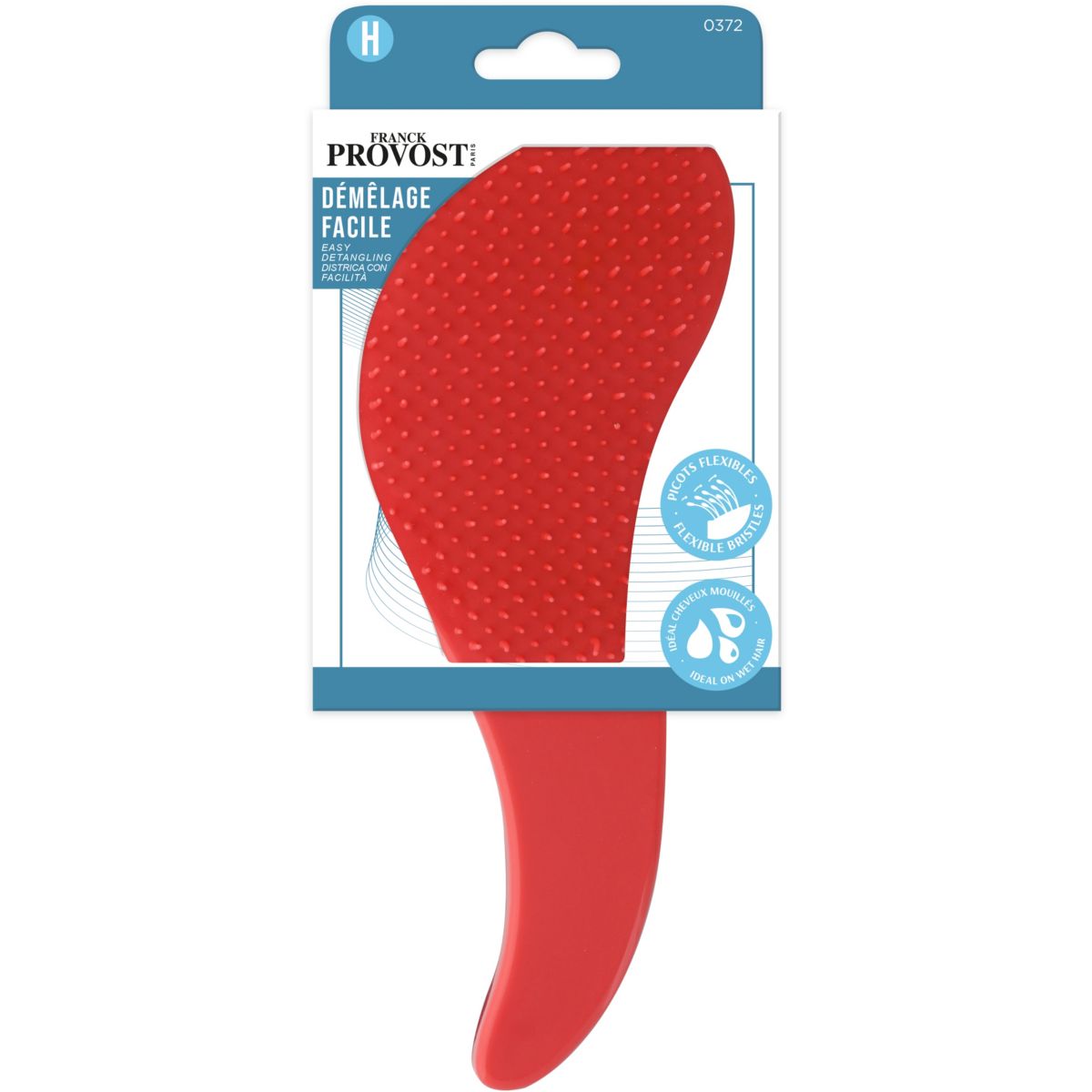 Brosse à cheveux DEMELAGE FACILE couleur unique, FRANCK PROVOST