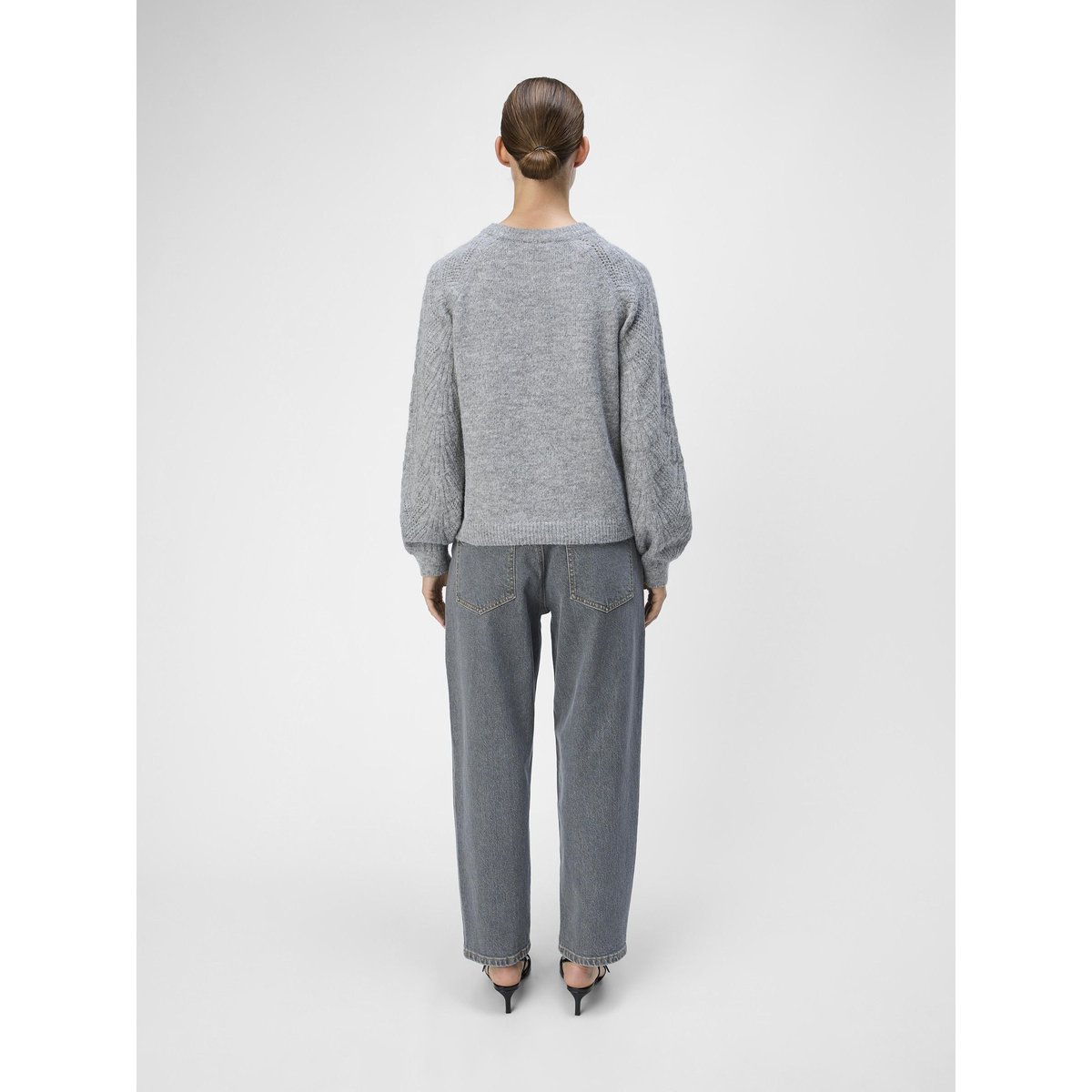 Pullover medium grey melange, OBJECT
