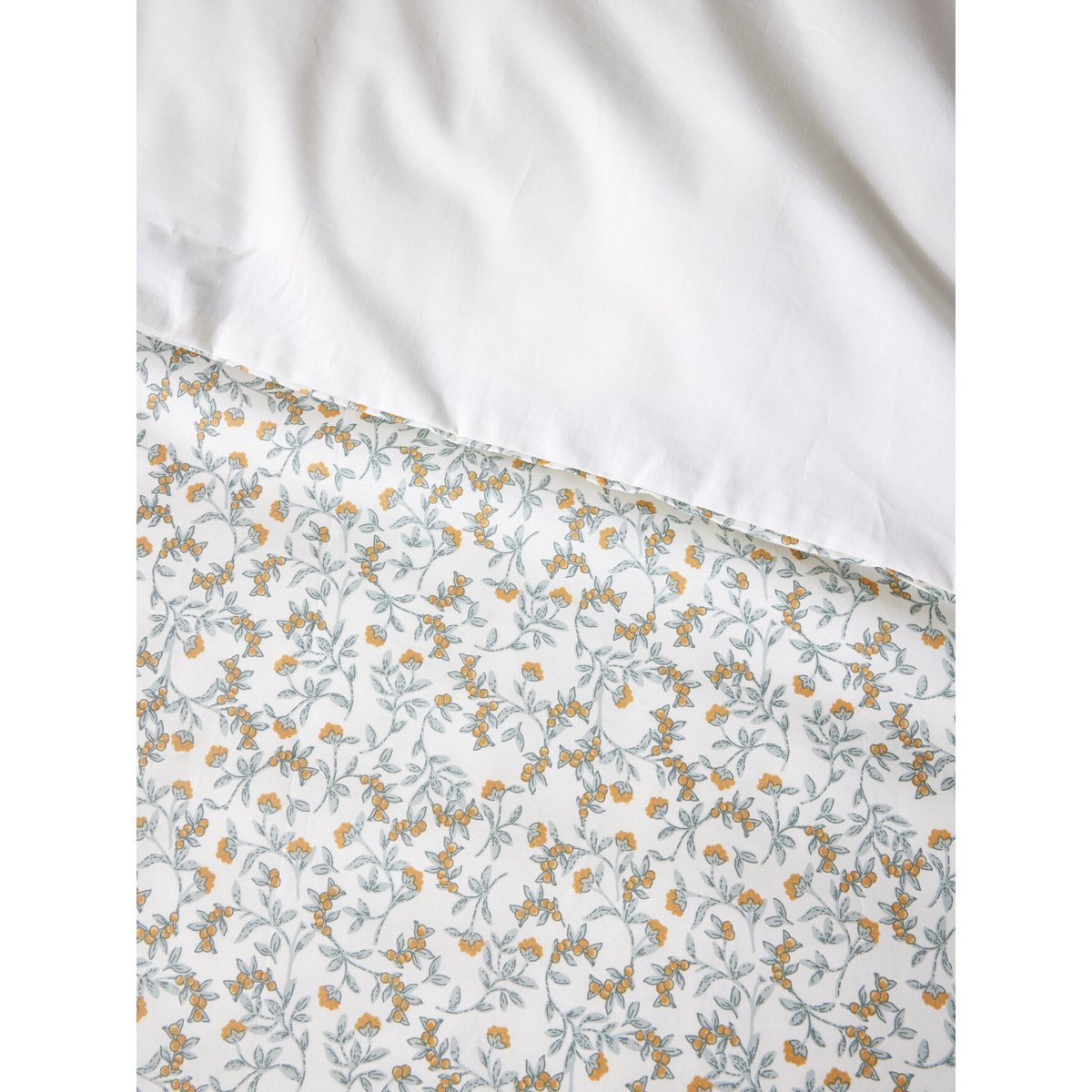 Housse de couette percale de coton "BAIES SAUVAGES" multicolore, CYRILLUS