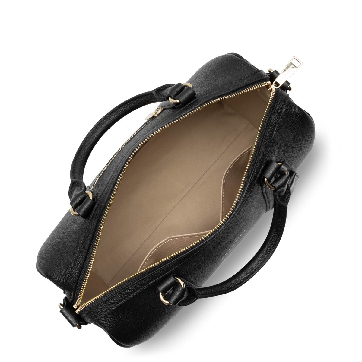 Grand sac polochon MILANO ANA noir, LANCASTER