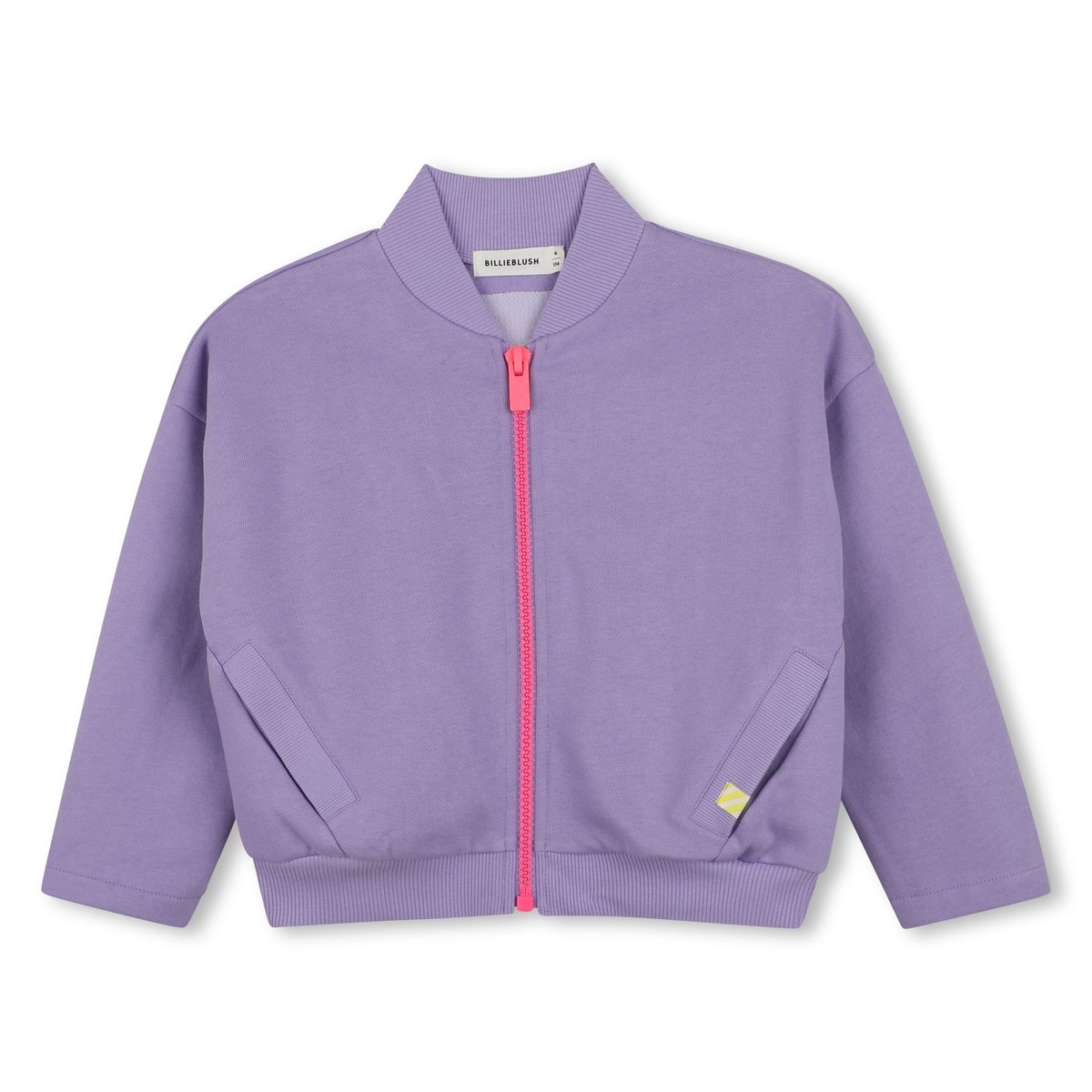 Cardigan en molleton violet tulip, BILLIEBLUSH