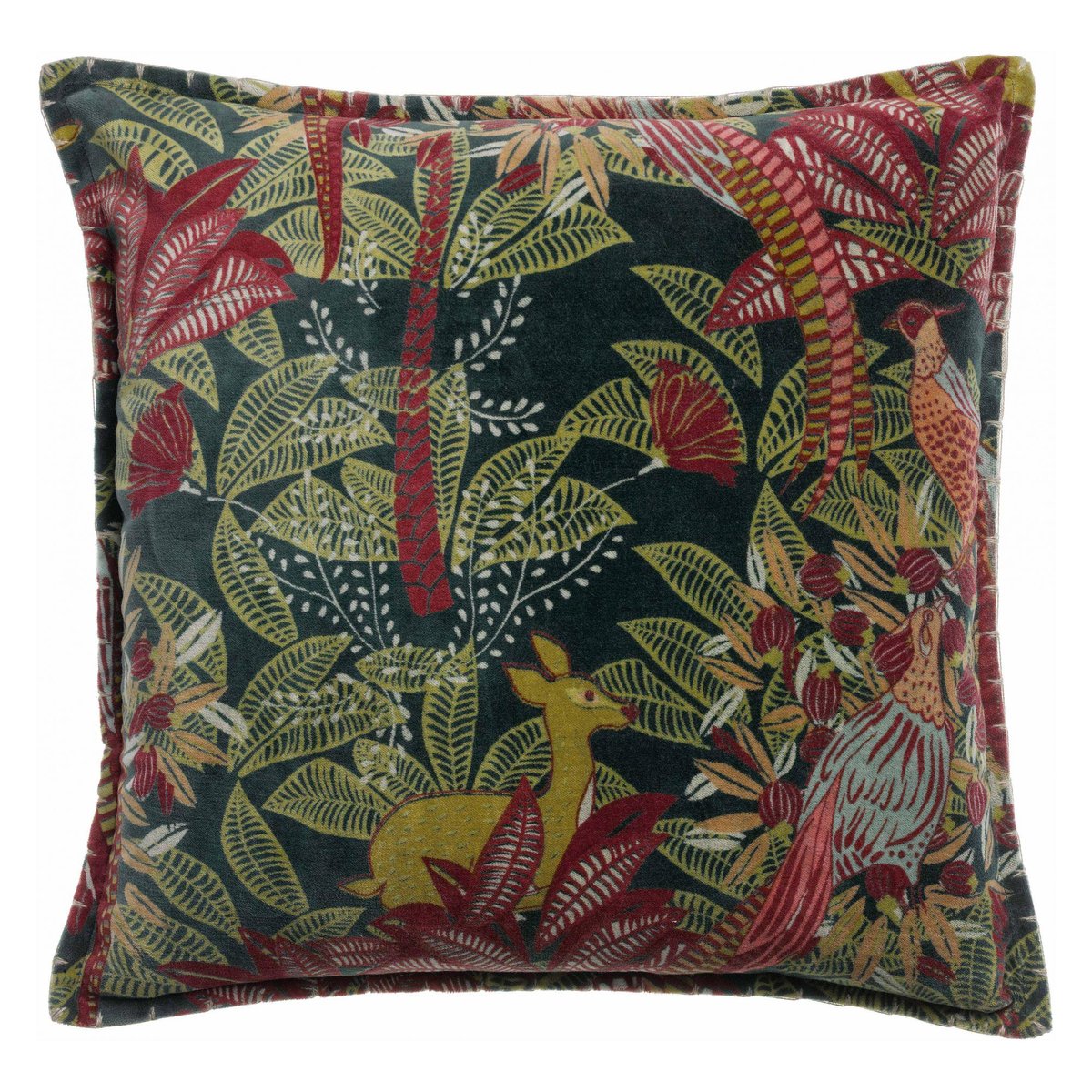 Coussin imprimé Ewan multico, VIVARAISE