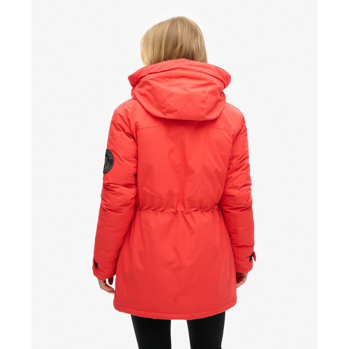 Parka matelassée City rouge soleil couchant, SUPERDRY
