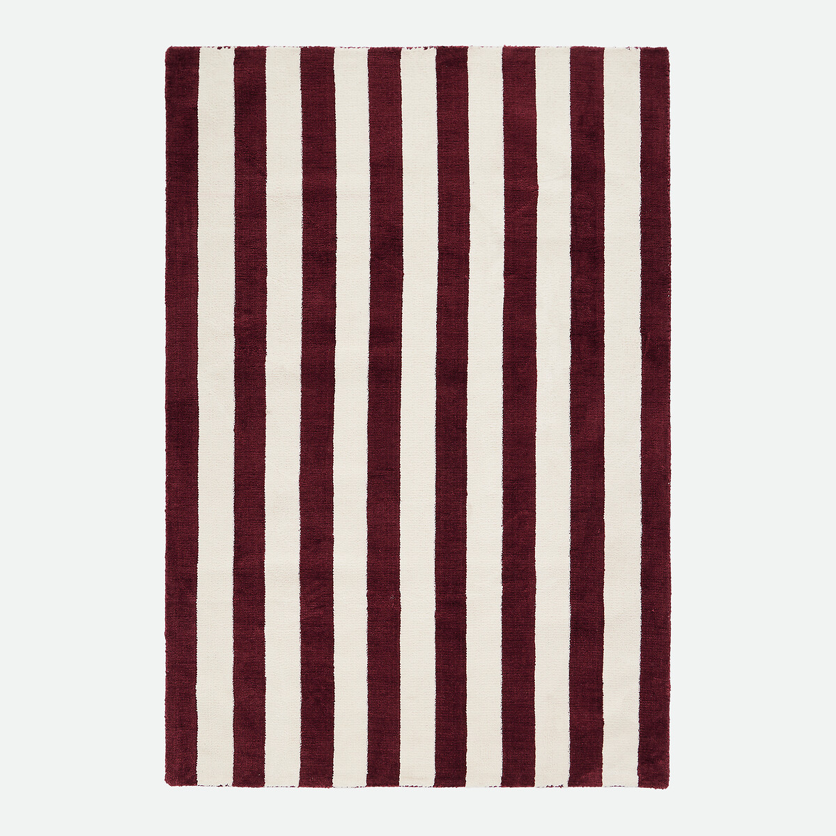 Tapis rayé, RAYA bordeaux, LA REDOUTE INTERIEURS