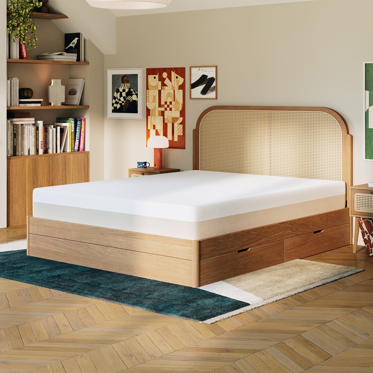 Matelas Latex Premium blanc, SLOME