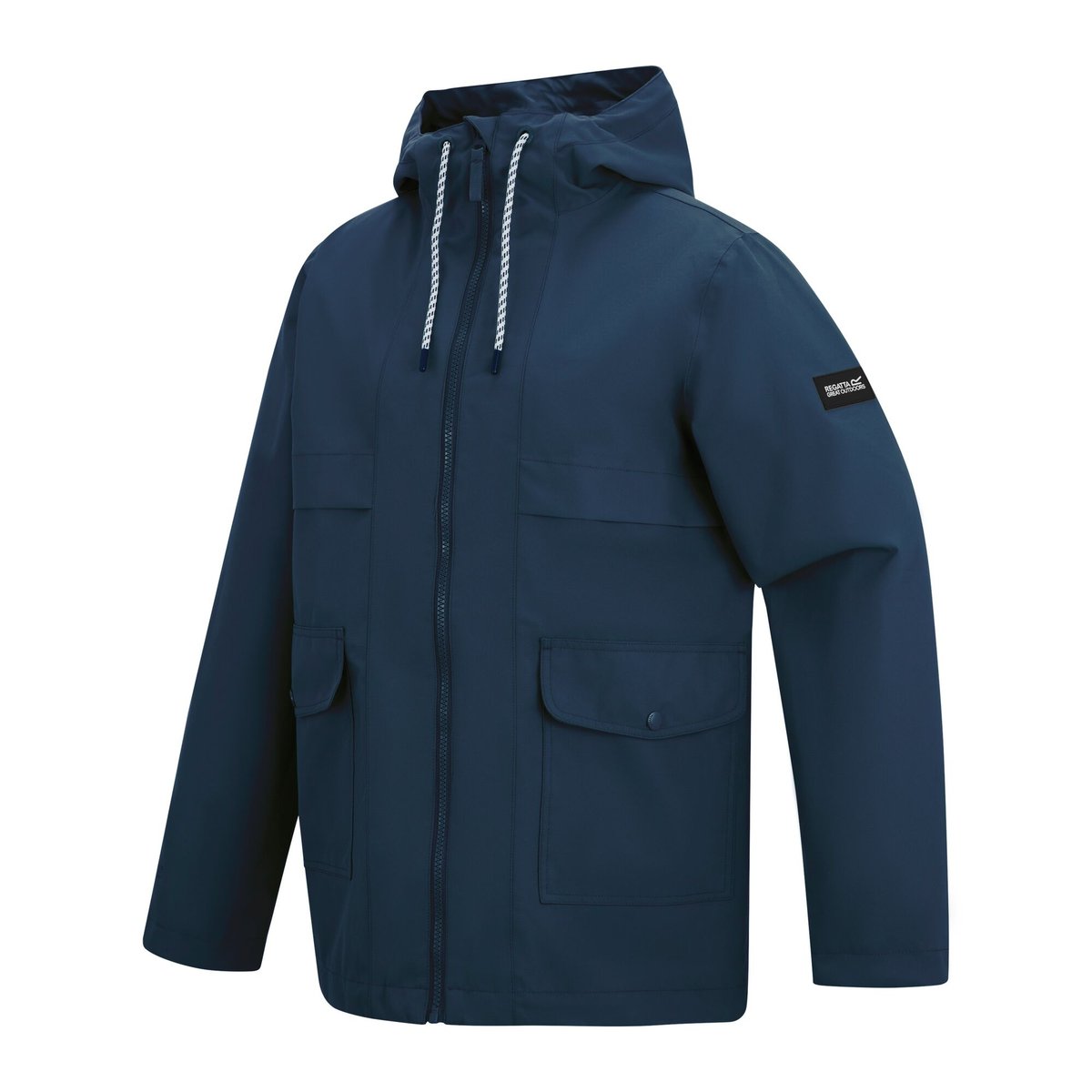 Veste imperméable motif/style floral sur l'intérieur ORLEA bleu marine, REGATTA