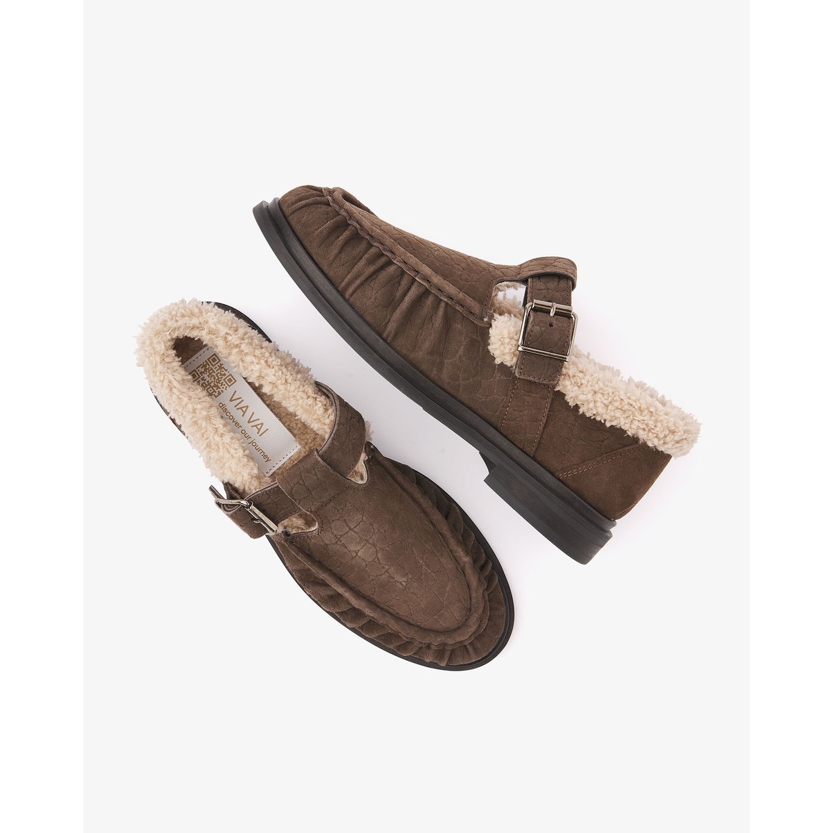 Mocassins FAE REMI marron, VIA VAI