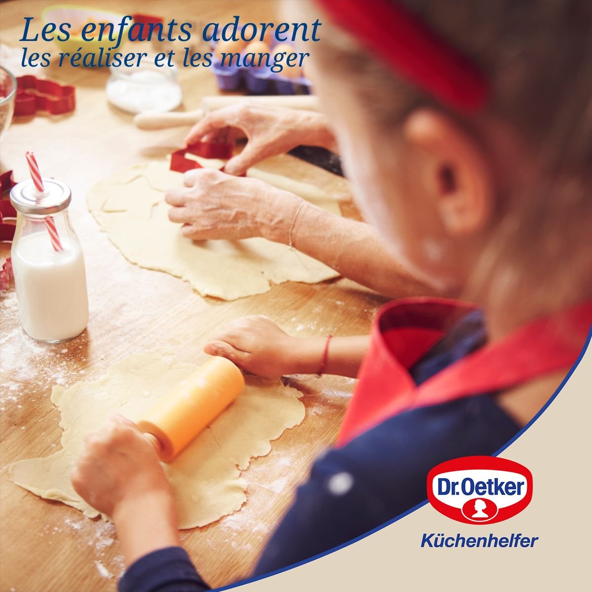 Set de 2 emporte-pièces biscuit linzer NOËL inox, DR OETKER