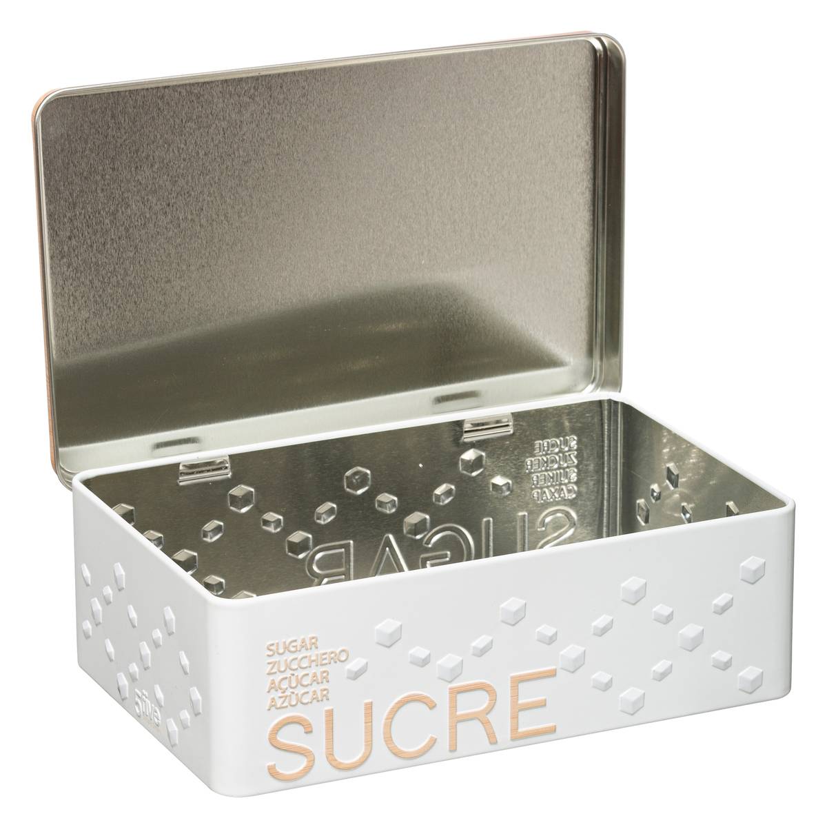 Boîte à sucre morceaux SCANDI NATURE blanc, 5FIVE SIMPLY SMART
