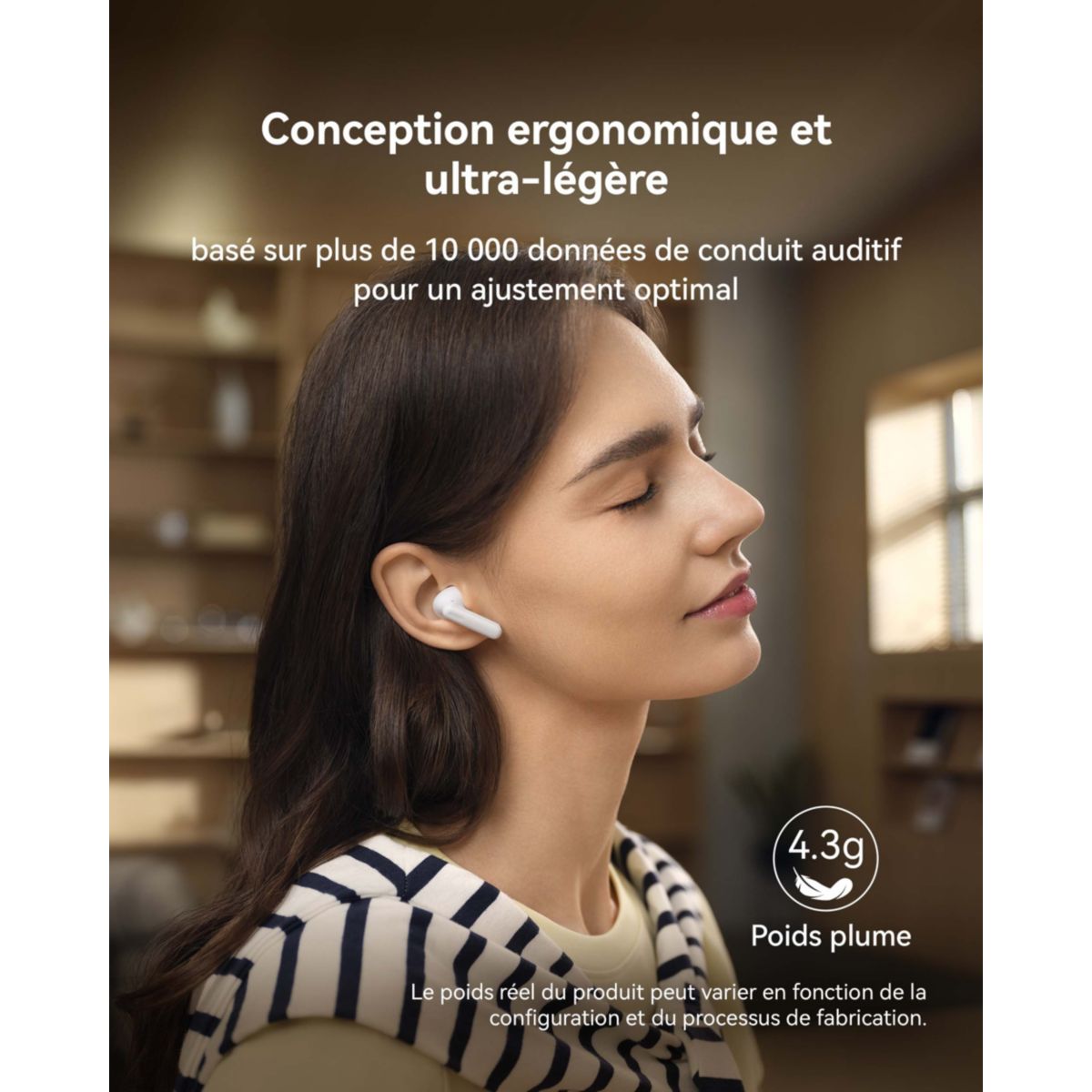 Ecouteurs Freebuds SE 4 ANC Blanc blanc, HUAWEI