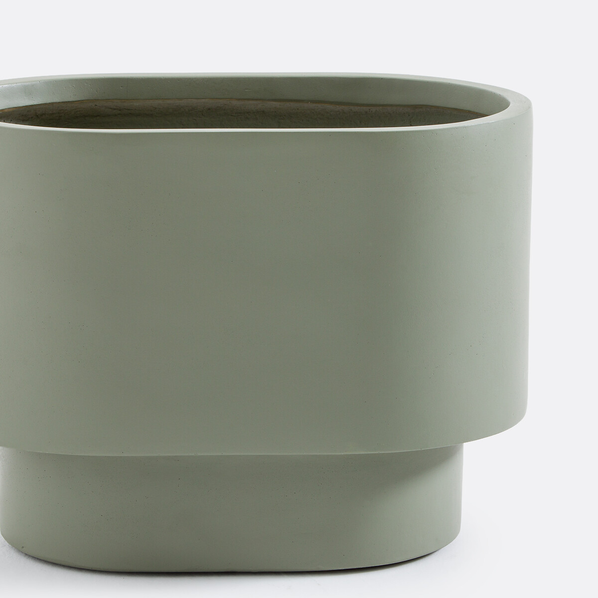 Fervia Clay Fibre Plant Pot Holder Height 31cm green, LA REDOUTE INTERIEURS